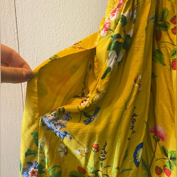 🌼 Anthropologie • Maeve • Floral Faux Wrap Dress - Large (worn once) - Picture 5 of 8